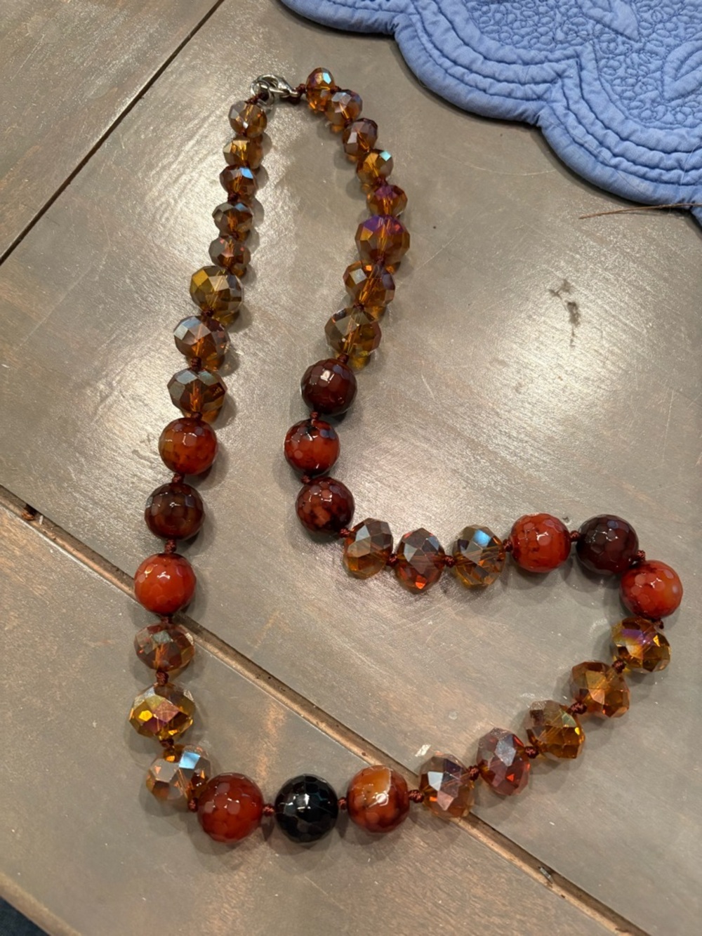 Womens Beaded Costume Necklace